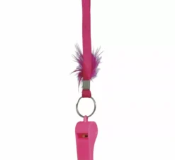 Fischietto rosa con nastro