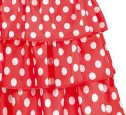 flamenco costume per le ragazze rosso a pois