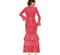 Flamenco Red Womens pois