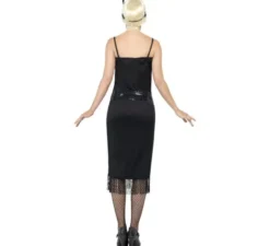 Flapper anni '20 costume ruggenti nera delle donne