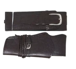 Fondina in similpelle marrone