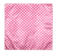 Foulard con pois bianchi da 50x50 cm in diversi colori
