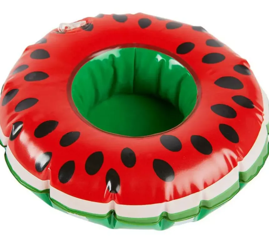 Frutta gonfiabile porta bibita in 3 coloriassortiti