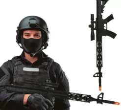 Fucile d'assalto giocattolo in plastica da 68 cm