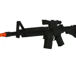 Fucile nero con cannocchiale da 58 cm