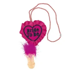 futura sposa con fischietto fucsia