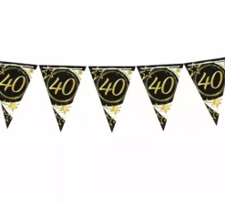 Gagliardetto 40 Anni di Carta 300 cm 19X27 cm