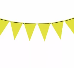 Gagliardetto Carta Giallo Fluo 300 cm 19X27 cm