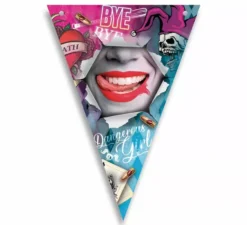 Gagliardetto di Carta Arlecchino Pericoloso 300 cm 19X27 cm