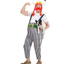 Gallo Costume da gallo con casco per uomo