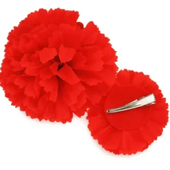Garofano Rosso Sivigliano o Chulapa 8 cm con Clip