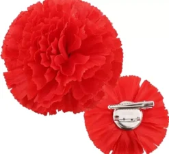 Garofano Sevillana o Chulapa, 8 cm, con clip in vari colori