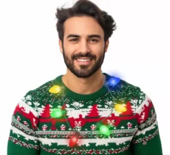 Ghirlanda circolare a batteria di 13 LED multicolori