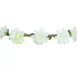 Ghirlanda di fiori bianchi