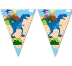 Ghirlanda di pennoni di dinosauro di 3,6 mt