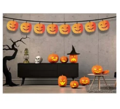 Ghirlanda di zucca 300 cm 16X16 cm (Alta qualità)