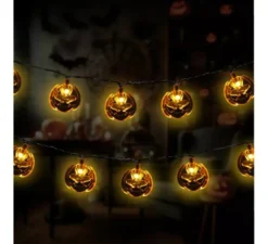 Ghirlanda di zucca con luce di 1,20 m