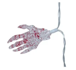 Ghirlanda Mano Scheletro 10 LED da 115 cm