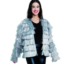Giacca con frange in vari colori da donna