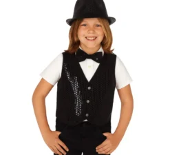 Gilet con paillettes in vari colori per bambini
