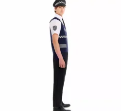 Gilet costume da polizia per uomo