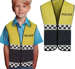 Gilet da polizia per bambini in vari colori