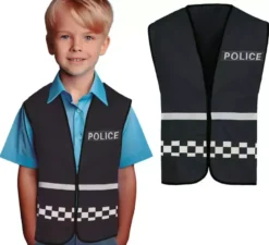 Gilet da polizia per bambini in vari colori
