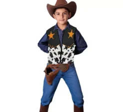 Gilet da sceriffo da cowboy per bambini