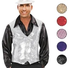 Gilet di paillettes in vari colori