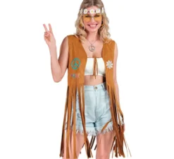 Gilet Hippie Peace per donna