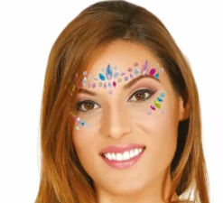 Gioielli Facciali Multicolor Adesivi