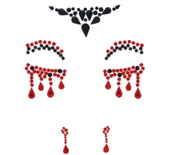 Gioielli per il viso adesivo da vampiro