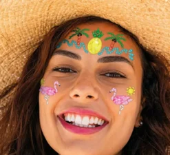 Gioielli per il viso tropicali