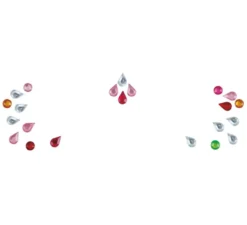 Gocce multicolori dei gioielli dell'occhio del viso