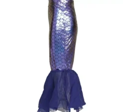 Gonna a coda di sirena viola per adulti
