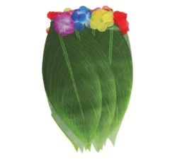 Gonna di foglie con fiori 38 cm