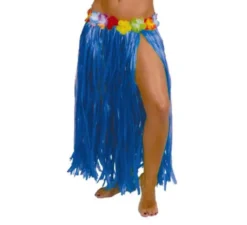 Gonna hawaiana con fiori in vari colori 75 cm