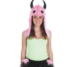 Grande cappello mostro rosa