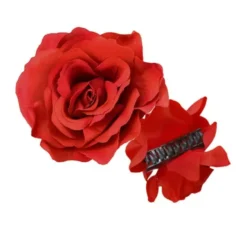 Grande rosa flamenco rossa con clip da 15 cm