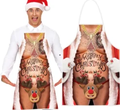 Grembiule di Natale con renna