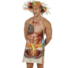 Grembiule hawaiano muscoloso per adulto