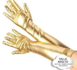 Guanti Lunghi Metallici per adulti in vari colori