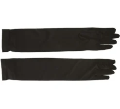 Guanti neri45 cm.