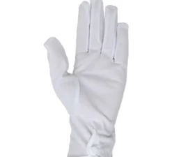 Guanto bianco con bottone adulto da 24 cm