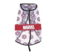Impermeabile regolabile per cani del Capitano America