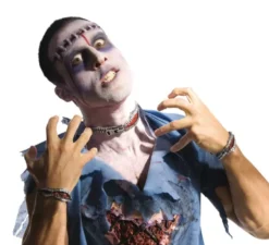 Imposta gli zombi sanguinanti della chiusura lampo