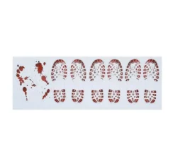 Impronte Stivali con Sangue Adesivo 2x25x70 cm