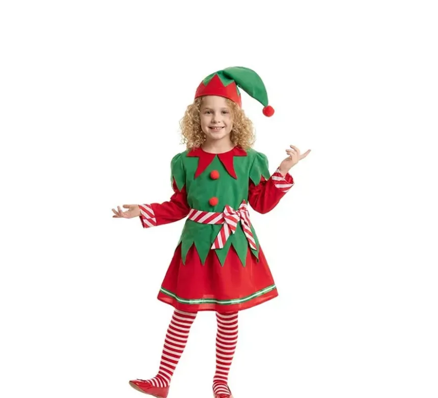 Incantevole costume da Elfo per bambina