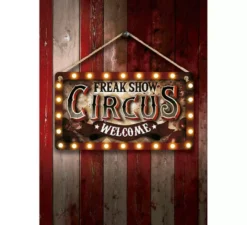 """Insegna """" Circo """" in legno 35x20 cm"""