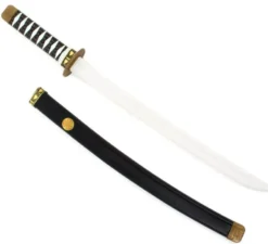 Katana Ninja bianca giocattolo da 75 cm
